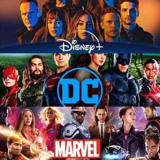 Imagem do grupo Disney+ DC & Marvel